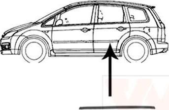 Van Wezel 1863425 облицовка / защитная накладка, дверь на FORD FOCUS C-MAX