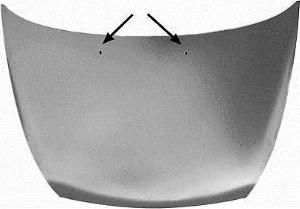 Van Wezel 1865760 капот двигателя на FORD KA (RB_)