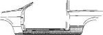 Van Wezel 2520101 накладка порога на HONDA CIVIC III Hatchback (AL, AJ, AG, AH)