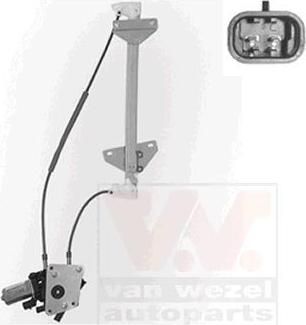 Van Wezel 2545266 подъемное устройство для окон на HONDA FIT III (GE)