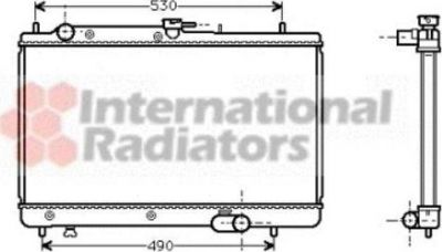 Van Wezel 27002088 радиатор, охлаждение двигателя на MAZDA 323 C IV (BG)