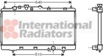 Van Wezel 27002151 радиатор, охлаждение двигателя на MAZDA 323 S VI (BJ)