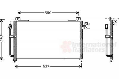 Van Wezel 27005141 конденсатор, кондиционер на MAZDA 323 S VI (BJ)