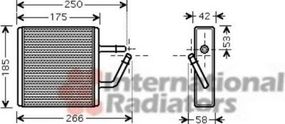 Van Wezel 27006194 теплообменник, отопление салона на MAZDA 323 F V (BA)