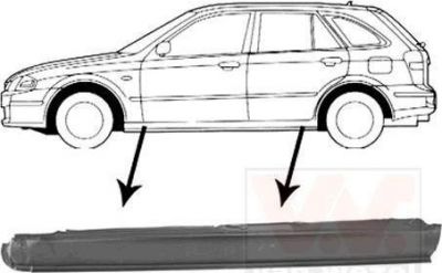 Van Wezel 2732103 накладка порога на MAZDA 323 S VI (BJ)