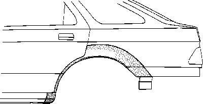 Van Wezel 2746147 боковина на MAZDA 626 III Hatchback (GD)