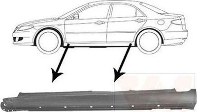 Van Wezel 2754103 накладка порога на MAZDA 6 (GG)