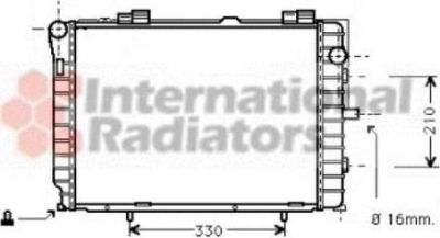 Van Wezel 30002229 радиатор, охлаждение двигателя на MERCEDES-BENZ C-CLASS универсал (S202)
