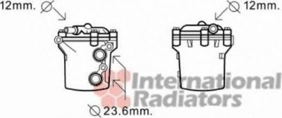 Van Wezel 30003541 масляный радиатор, двигательное масло на MERCEDES-BENZ SPRINTER 2-t фургон (901, 902)