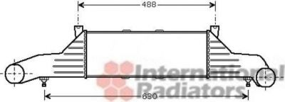 Van Wezel 30004295 интеркулер на MERCEDES-BENZ C-CLASS универсал (S202)