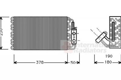 Van Wezel 3000V001 испаритель, кондиционер на MERCEDES-BENZ S-CLASS (W140)