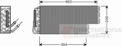 Van Wezel 3000V384 испаритель, кондиционер на MERCEDES-BENZ S-CLASS (W140)