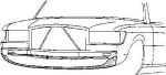 Van Wezel 3006666 облицовка передка на MERCEDES-BENZ S-CLASS (W116)
