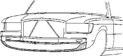 Van Wezel 3006666 облицовка передка на MERCEDES-BENZ S-CLASS (W116)