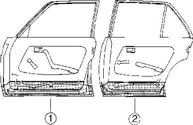 Van Wezel 3010276 дверь, кузов на MERCEDES-BENZ седан (W123)
