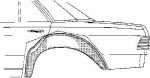 Van Wezel 3010348 колесная ниша на MERCEDES-BENZ седан (W123)