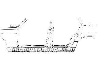 Van Wezel 3024104 накладка порога на MERCEDES-BENZ E-CLASS (W124)