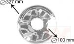 Van Wezel 3024374 отражатель, диск тормозного механизма на MERCEDES-BENZ 190 (W201)