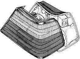Van Wezel 3025939 задний фонарь на MERCEDES-BENZ E-CLASS (W124)