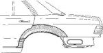 Van Wezel 3026147 боковина на MERCEDES-BENZ S-CLASS (W126)