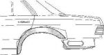 Van Wezel 3026447 колесная ниша на MERCEDES-BENZ S-CLASS (W126)