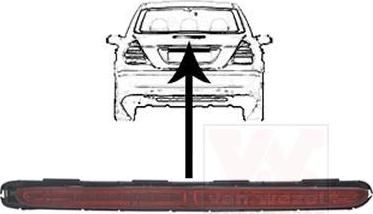 Van Wezel 3041920 дополнительный фонарь сигнал торможения на MERCEDES-BENZ E-CLASS (W211)