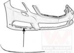 Van Wezel 3044582 облицовка, бампер на MERCEDES-BENZ E-CLASS (W212)