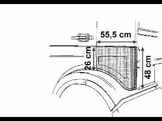 Van Wezel 3061133 боковина на MERCEDES-BENZ NG