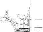 Van Wezel 3070102 накладка порога на MERCEDES-BENZ T1 фургон (601)