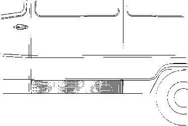 Van Wezel 3070109 боковина на MERCEDES-BENZ T1 фургон (601)