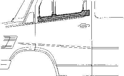 Van Wezel 3070175 дверь, кузов на MERCEDES-BENZ T1 фургон (602)
