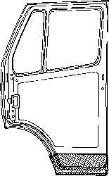 Van Wezel 3070271 дверь, кузов на MERCEDES-BENZ T1 фургон (602)