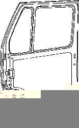 Van Wezel 3070272 дверь, кузов на MERCEDES-BENZ T1 фургон (602)