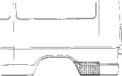 Van Wezel 3071143 боковина на MERCEDES-BENZ T1 фургон (602)