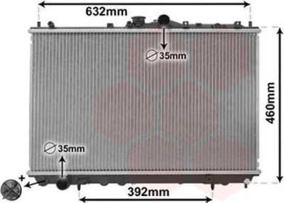 Van Wezel 32002142 радиатор, охлаждение двигателя на MITSUBISHI CARISMA (DA_)