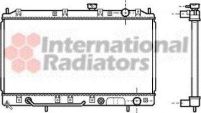 Van Wezel 32002143 радиатор, охлаждение двигателя на MITSUBISHI GALANT V седан (E5_A, E7_A, E8_A)