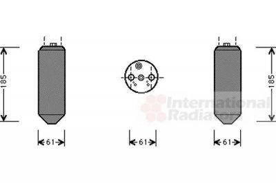 Van Wezel 3200D151 осушитель, кондиционер на MITSUBISHI CARISMA (DA_)