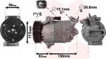 Van Wezel 3300K390 компрессор, кондиционер на NISSAN QASHQAI / QASHQAI +2 (J10, JJ10)