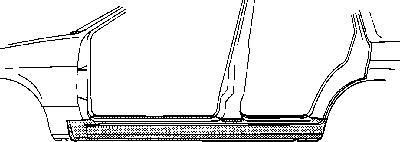 Van Wezel 3347103 накладка порога на NISSAN PRIMERA (P10)