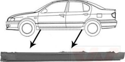 Van Wezel 3348103 накладка порога на NISSAN PRIMERA Hatchback (P11)