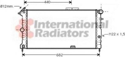 Van Wezel 37002190 радиатор, охлаждение двигателя на OPEL CALIBRA A (85_)