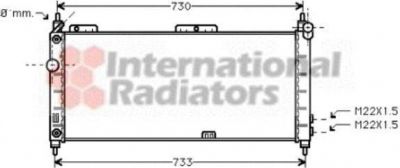 Van Wezel 37002200 радиатор, охлаждение двигателя на OPEL CORSA B (73_, 78_, 79_)