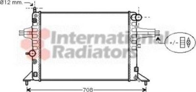 Van Wezel 37002256 радиатор, охлаждение двигателя на OPEL ASTRA G универсал (F35_)