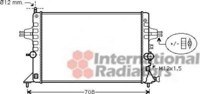 Van Wezel 37002440 радиатор, охлаждение двигателя на OPEL ASTRA G седан (F69_)