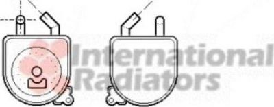 Van Wezel 37003194 масляный радиатор, двигательное масло на OPEL CORSA B (73_, 78_, 79_)