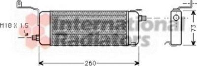 Van Wezel 37003258 масляный радиатор, двигательное масло на OPEL ASTRA G седан (F69_)