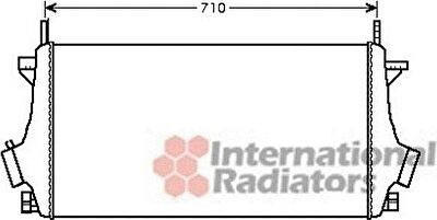 Van Wezel 37004476 интеркулер на OPEL INSIGNIA