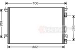 Van Wezel 37005333 конденсатор, кондиционер на SAAB 9-3 (YS3F)