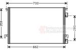 Van Wezel 37005334 конденсатор, кондиционер на OPEL VECTRA C GTS