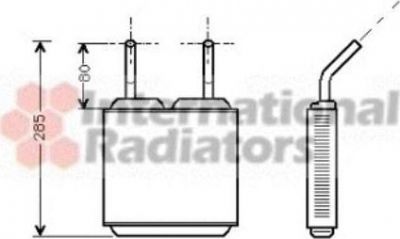 Van Wezel 37006115 теплообменник, отопление салона на OPEL KADETT E Combo (38_, 48_)